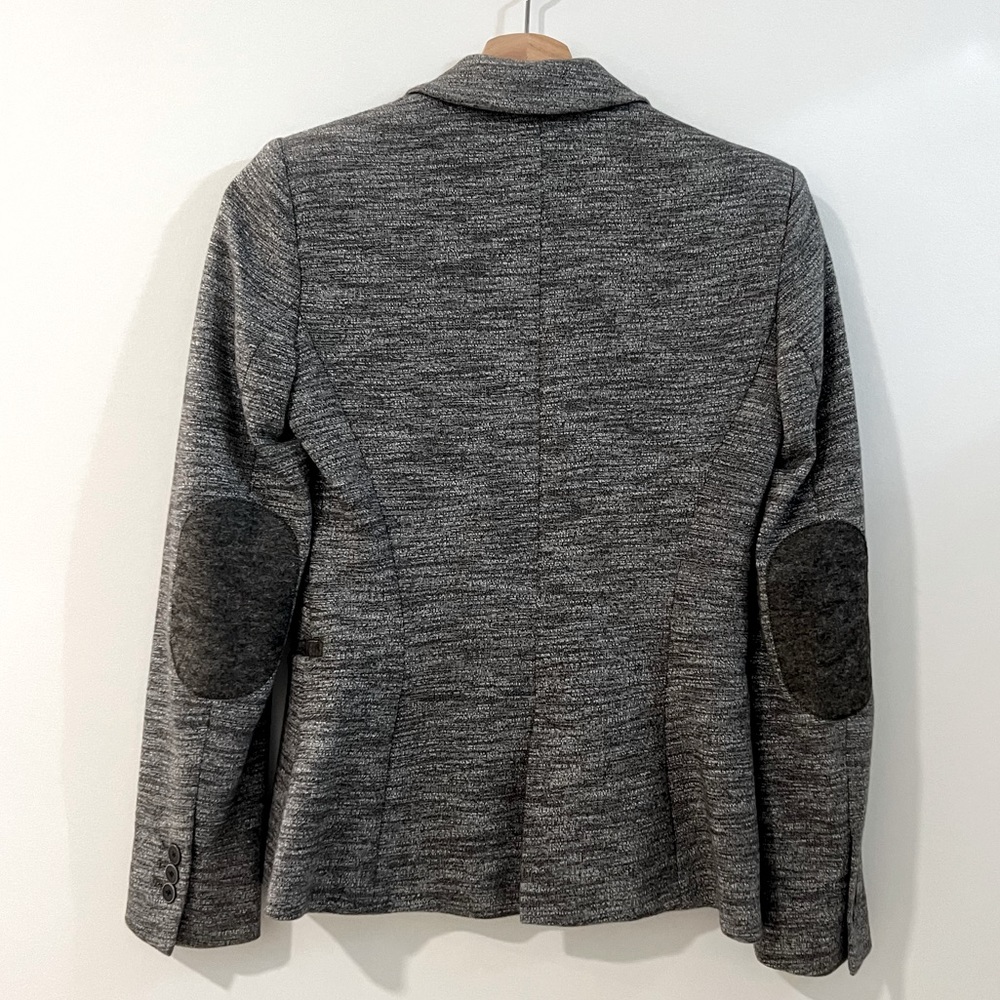 Zara Basic Blazer With Elbow Patches - image 8